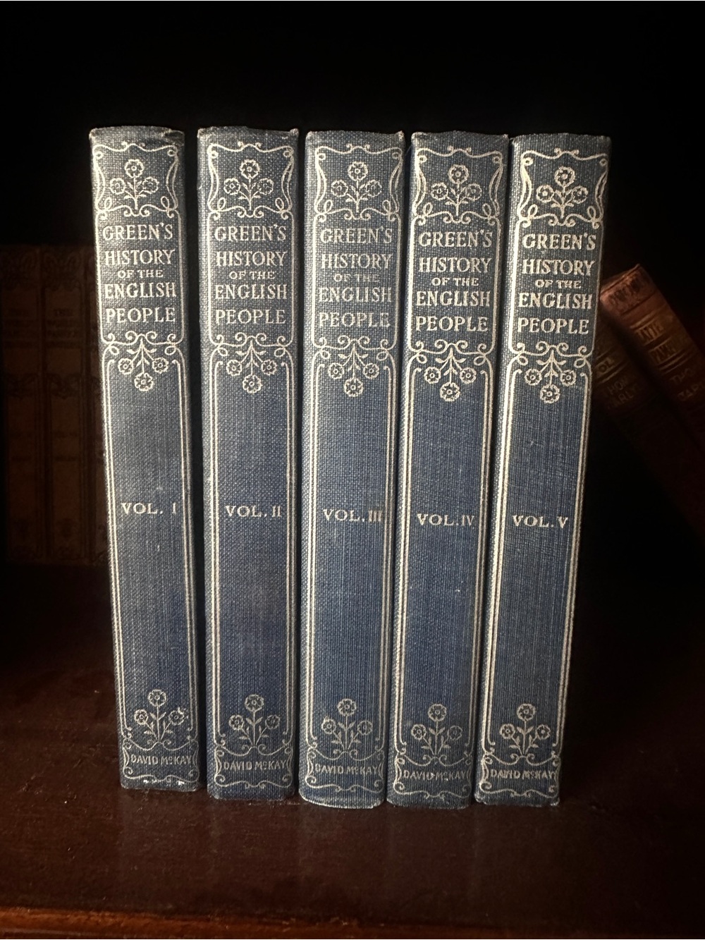 History of the English People - Vol. I Decorative Title Page